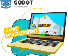 Godot.  Основа создания легендарных игр - КИБЕРшкола программирования для детей, компьютерные курсы для школьников, начинающих и подростков - KIBERone г. Таганрог