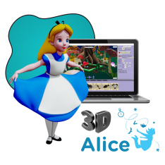 Alice 3d - КИБЕРшкола программирования для детей, компьютерные курсы для школьников, начинающих и подростков - KIBERone г. Таганрог
