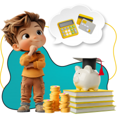 Финансовый интеллект вместе KIBERone - КИБЕРшкола программирования для детей, компьютерные курсы для школьников, начинающих и подростков - KIBERone г. Таганрог